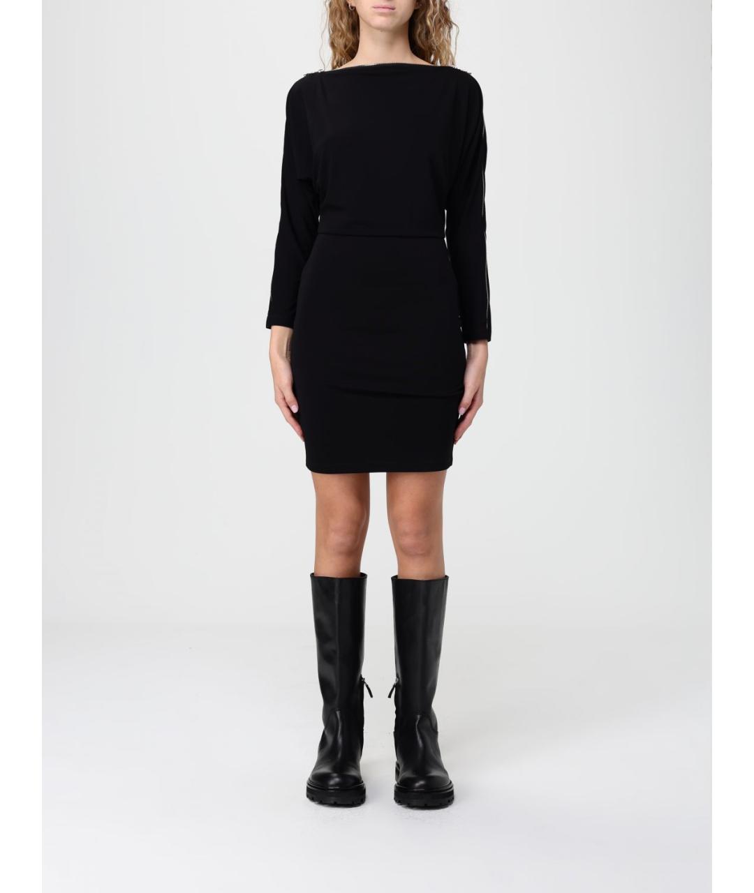 PATRIZIA PEPE Черное повседневное платье, фото 4