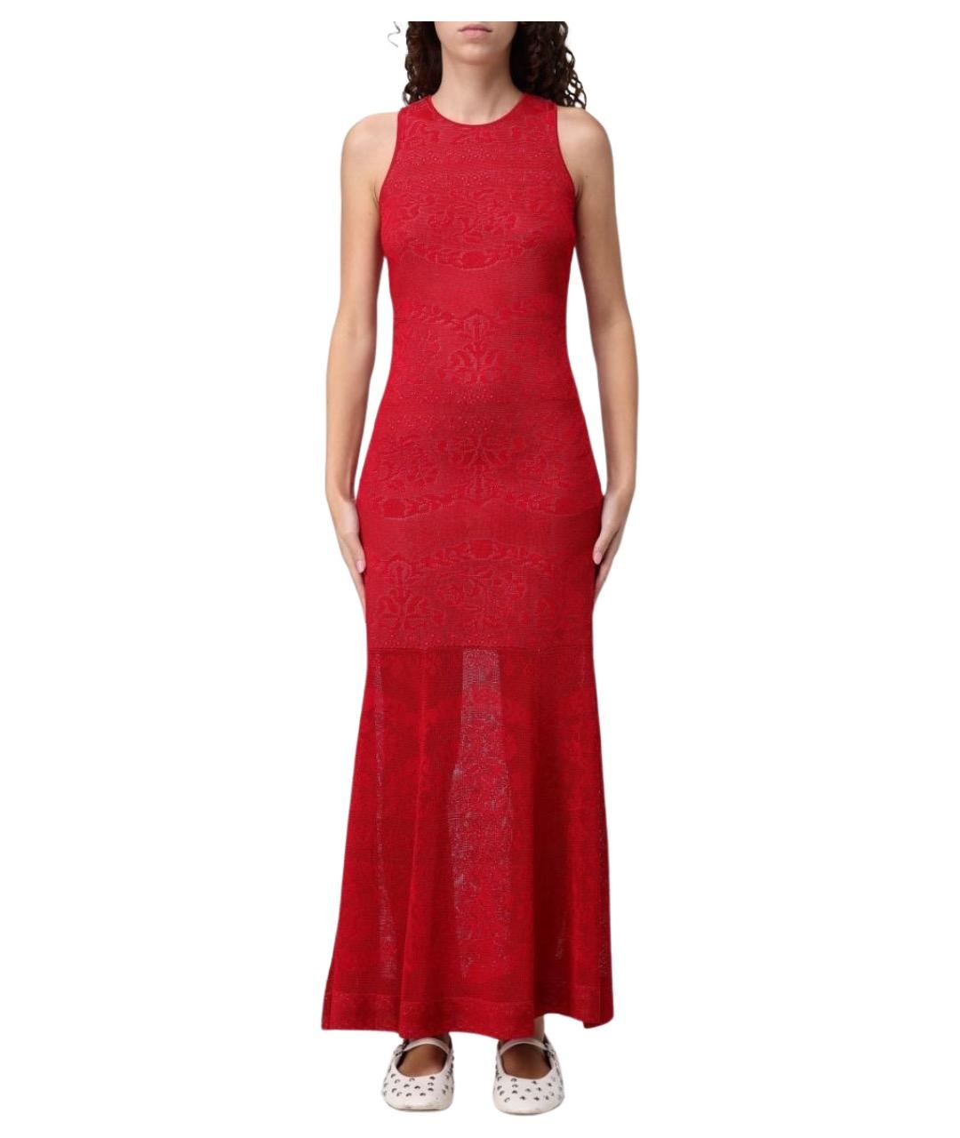 TWIN-SET Красное вечернее платье, фото 1