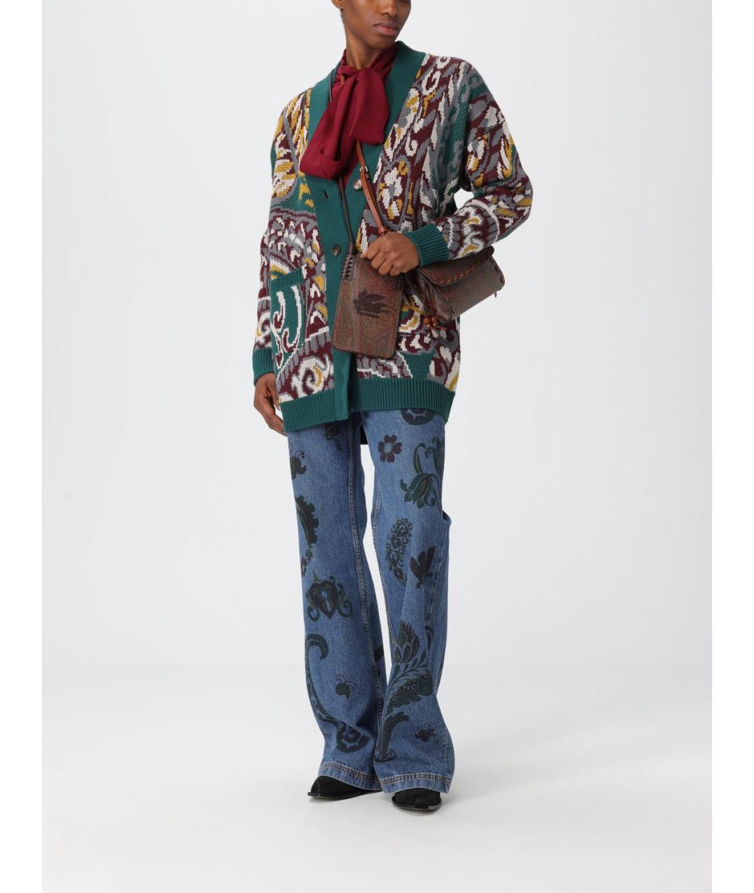 ETRO Мульти шерстяной кардиган, фото 3