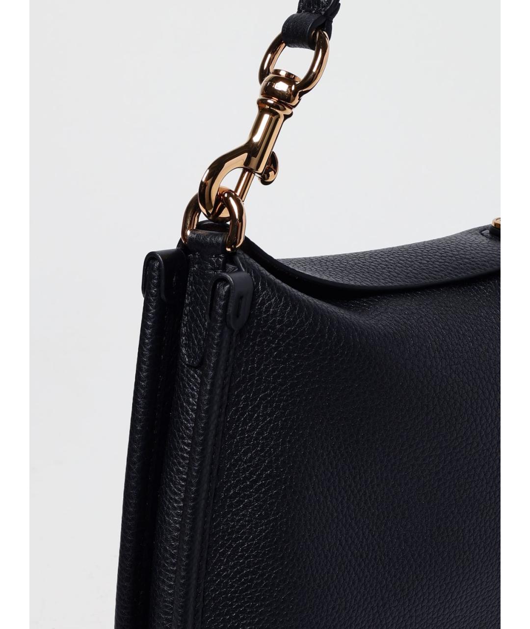 ETRO Черная кожаная сумка через плечо, фото 4