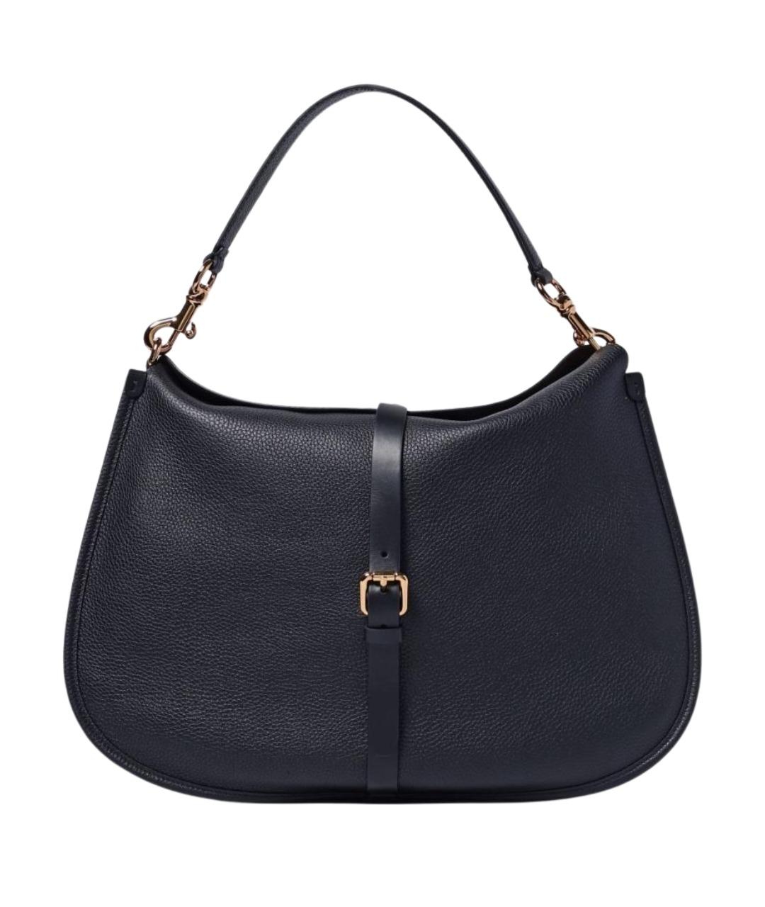 ETRO Черная кожаная сумка через плечо, фото 1