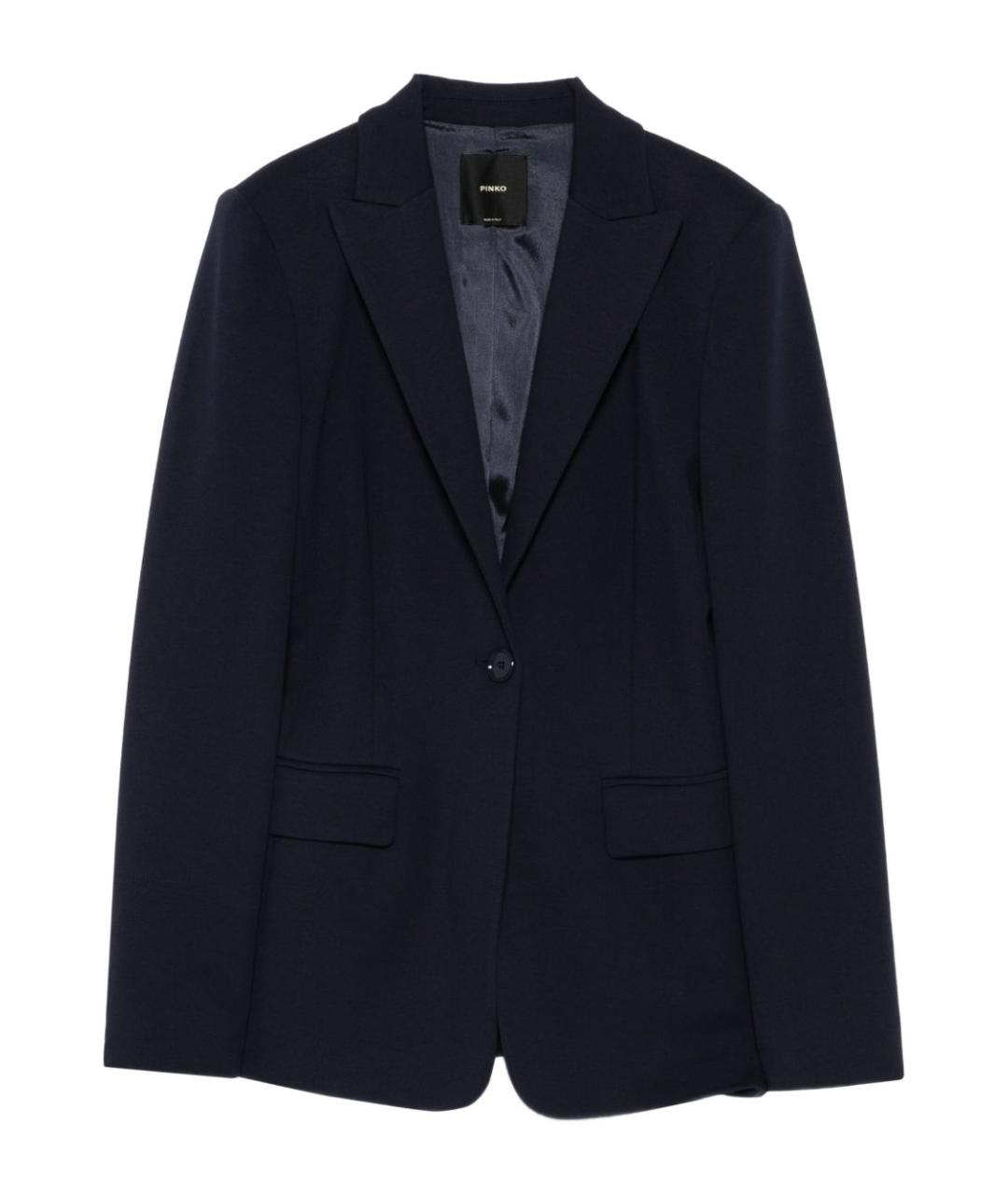 PINKO Синий вискозный жакет/пиджак, фото 1