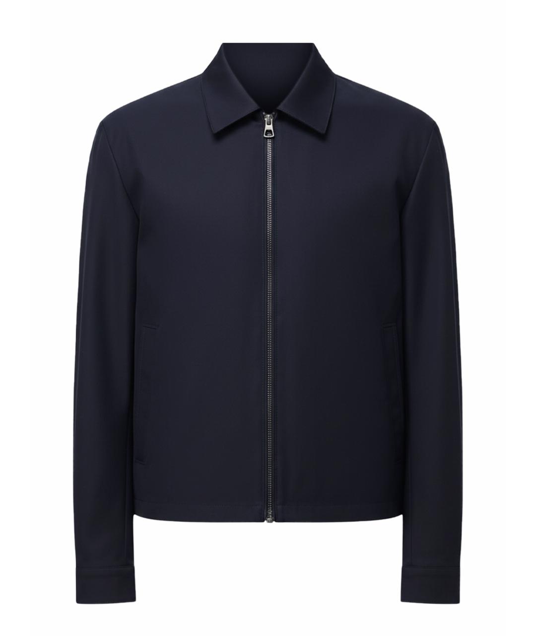 HUGO BOSS Темно-синяя хлопковая куртка, фото 1