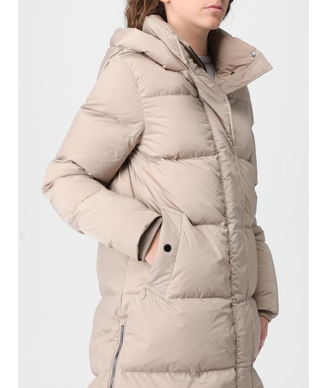 WOOLRICH Серый полиамидовый пуховик, фото 5