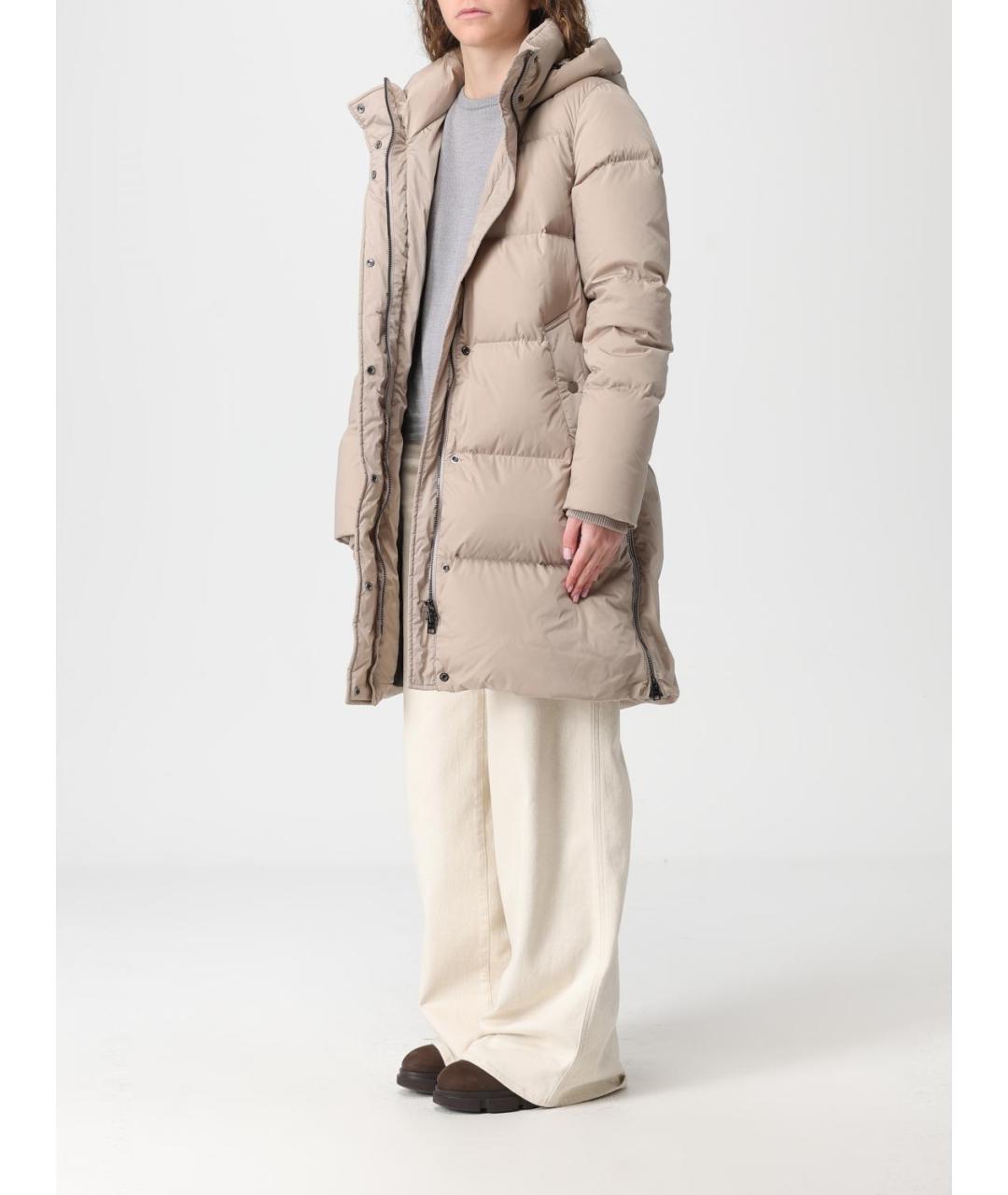 WOOLRICH Серый полиамидовый пуховик, фото 4