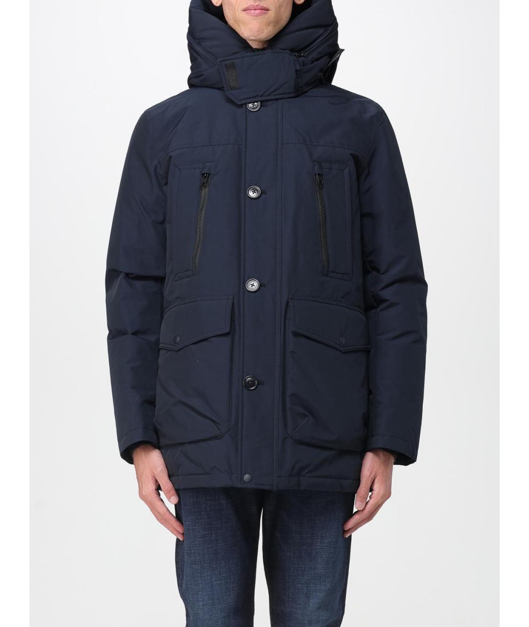 WOOLRICH Синяя хлопковая куртка, фото 2