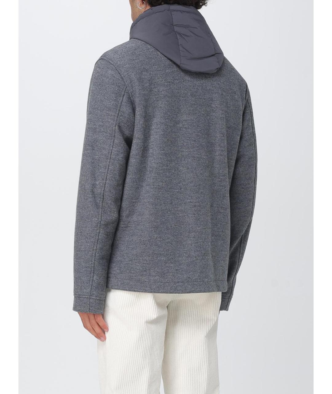 WOOLRICH Серая полиэстеровая куртка, фото 3