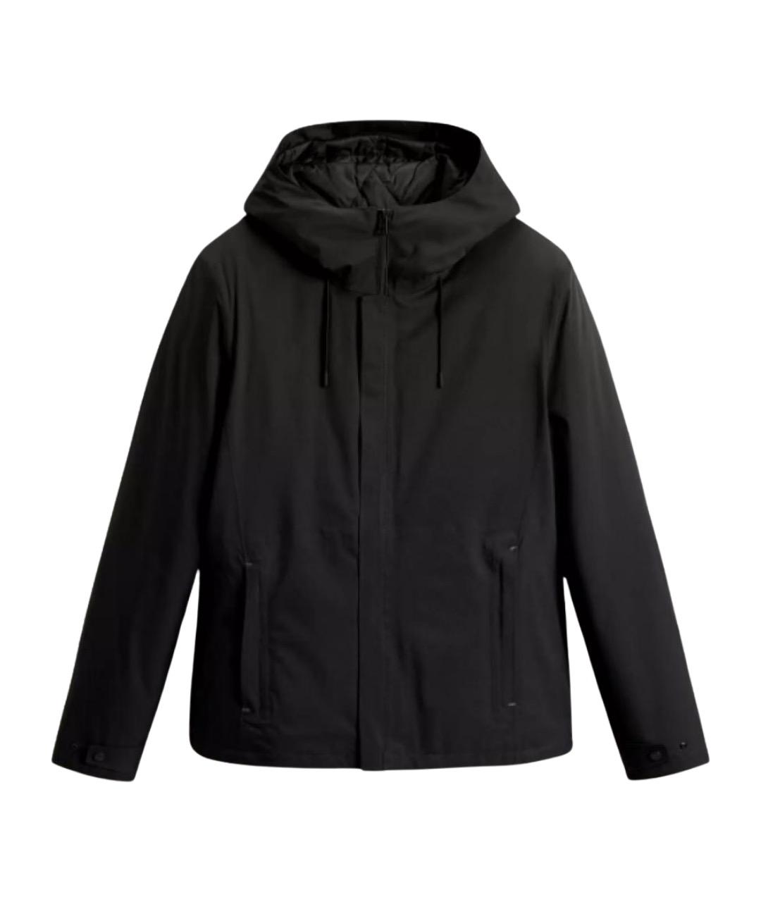 WOOLRICH Черная полиамидовая куртка, фото 1