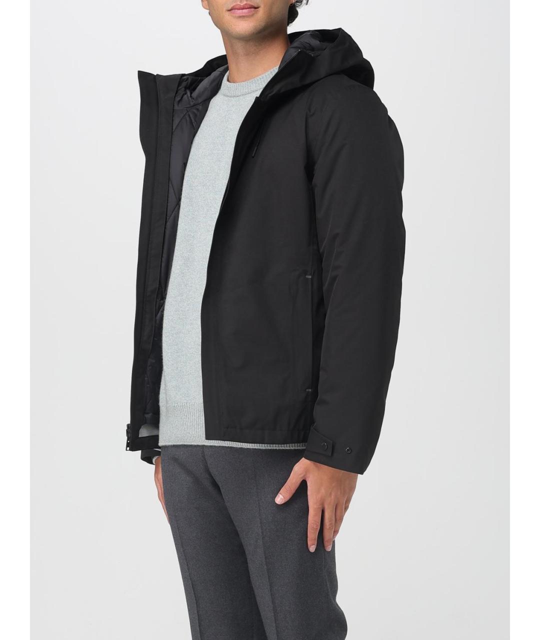 WOOLRICH Черная полиамидовая куртка, фото 4