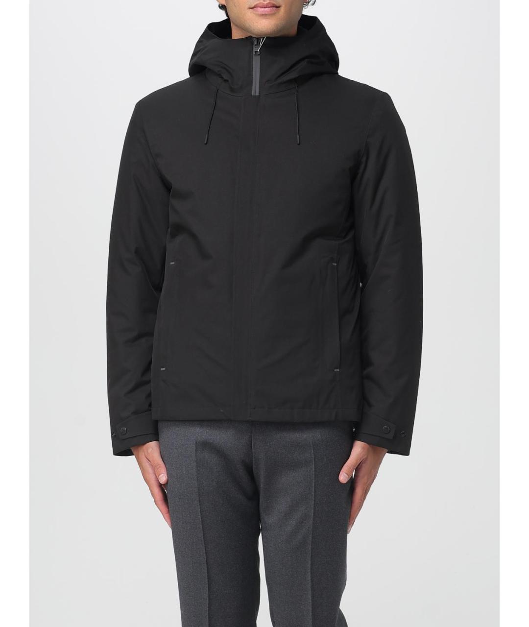 WOOLRICH Черная полиамидовая куртка, фото 2