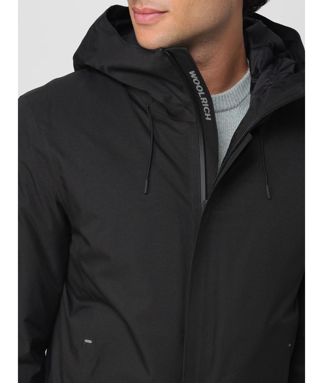 WOOLRICH Черная полиамидовая куртка, фото 5