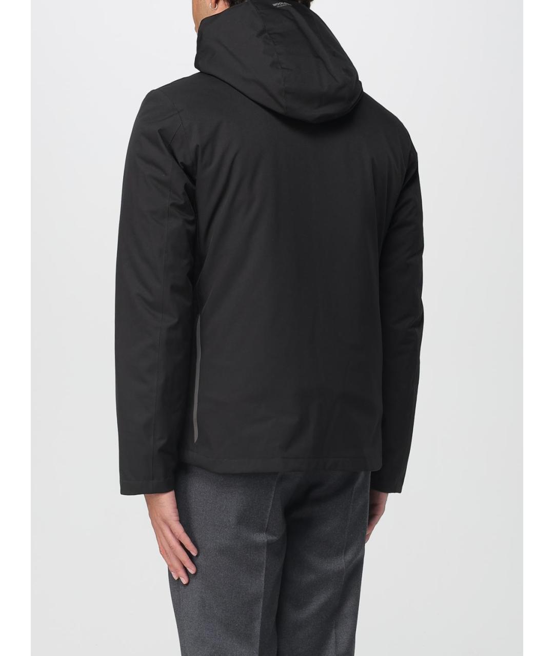 WOOLRICH Черная полиамидовая куртка, фото 3