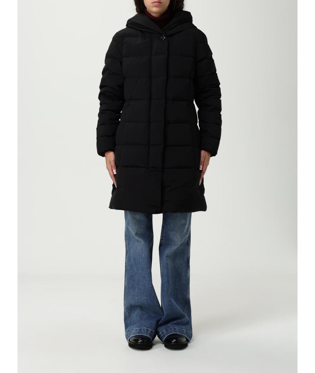 WOOLRICH Черная полиэстеровая куртка, фото 5