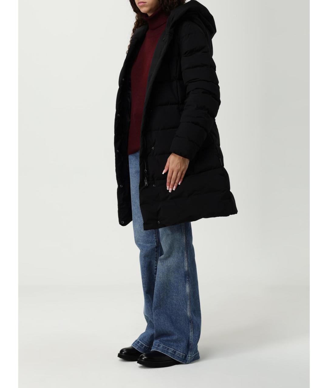 WOOLRICH Черная полиэстеровая куртка, фото 3