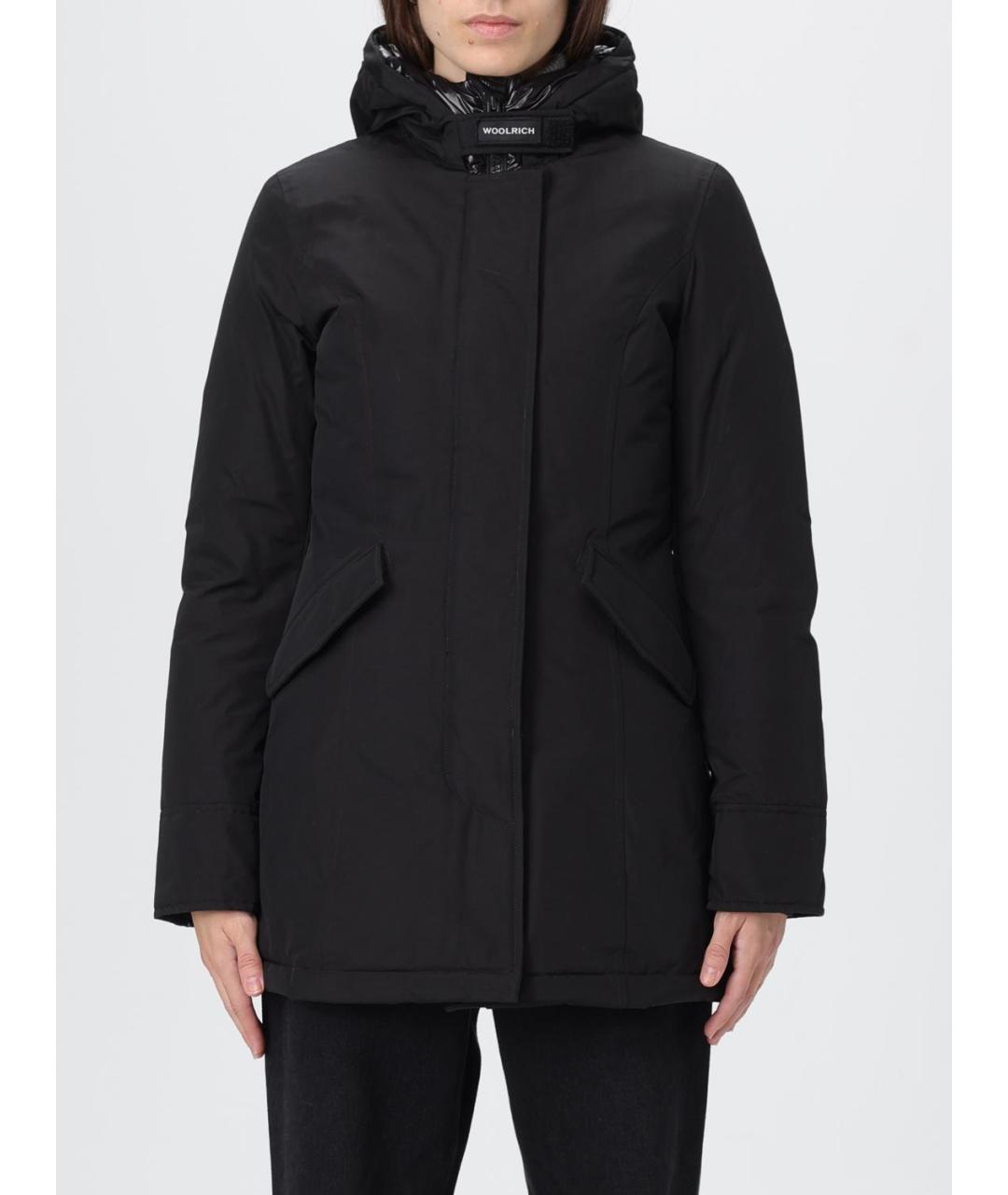 WOOLRICH Черная хлопковая парка, фото 2