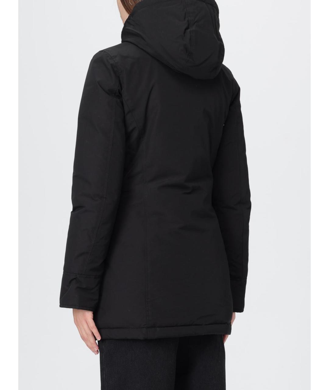 WOOLRICH Черная хлопковая парка, фото 3