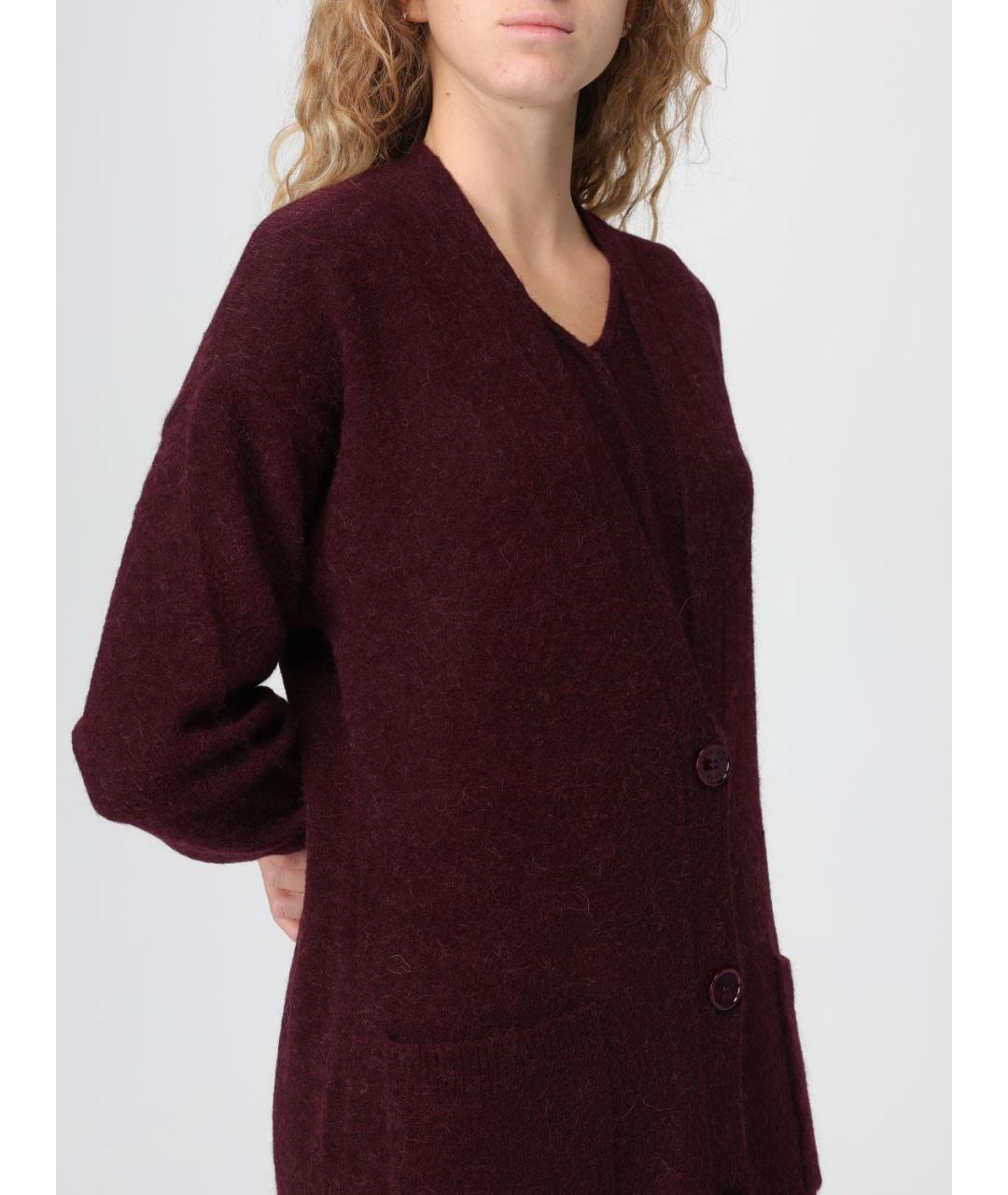 PATRIZIA PEPE Бордовый кардиган, фото 5