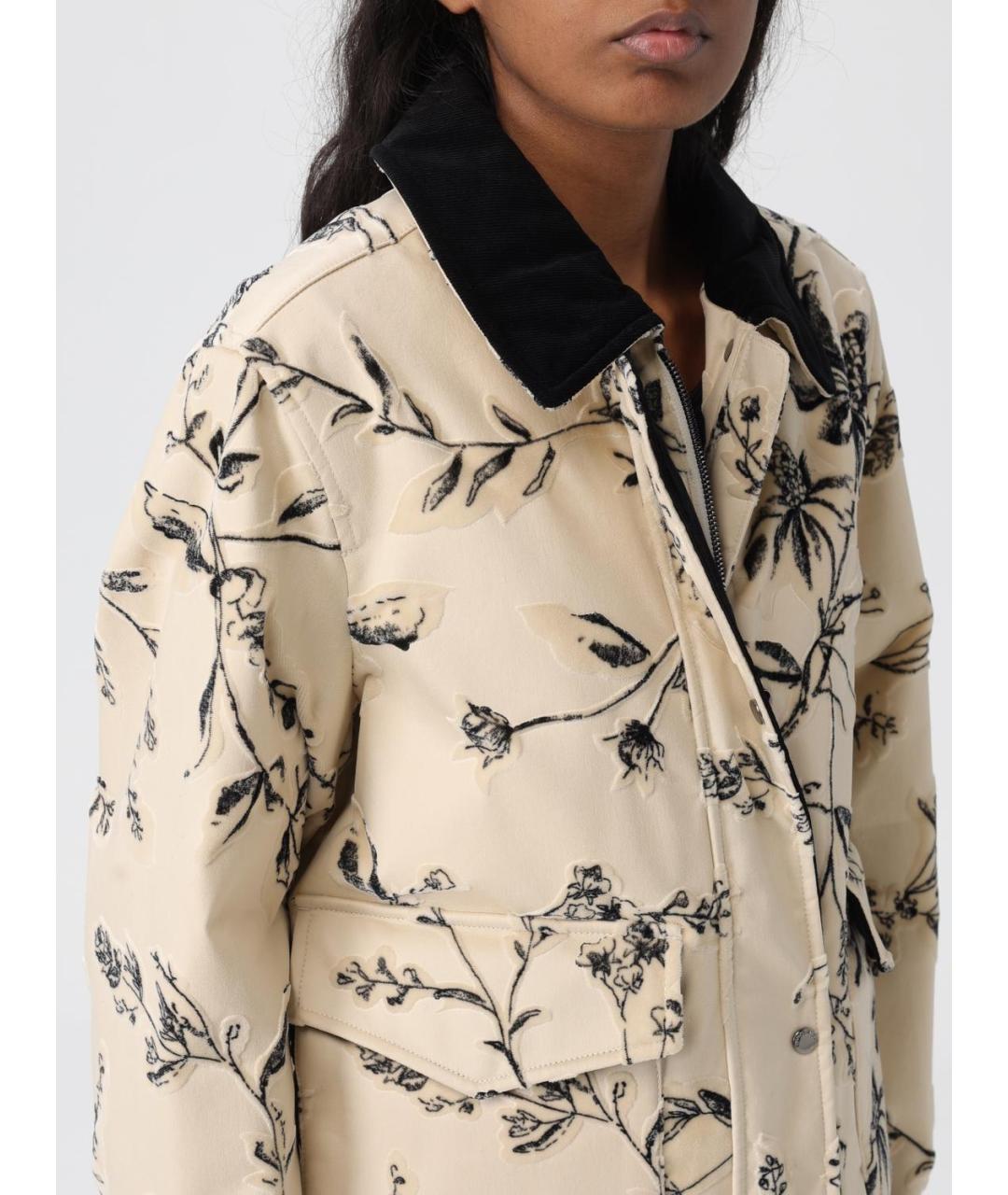 WOOLRICH Бежевая хлопковая куртка, фото 4