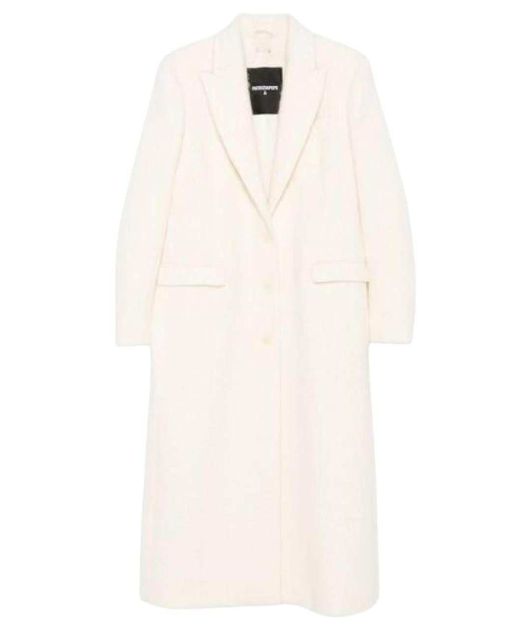 PATRIZIA PEPE Бежевое шерстяное пальто, фото 1