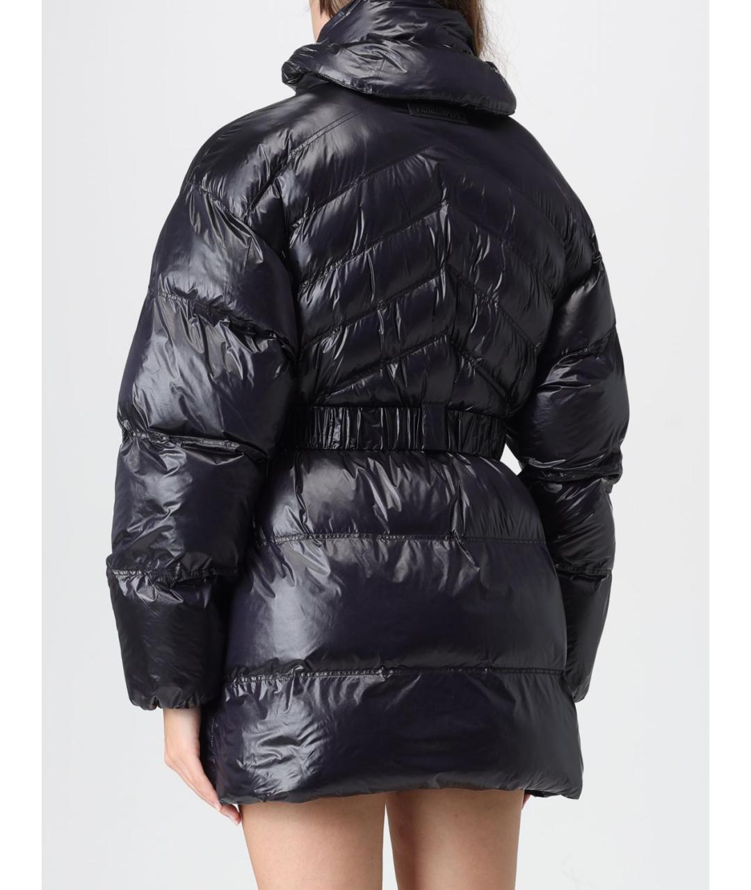 PATRIZIA PEPE Черный полиамидовый пуховик, фото 2