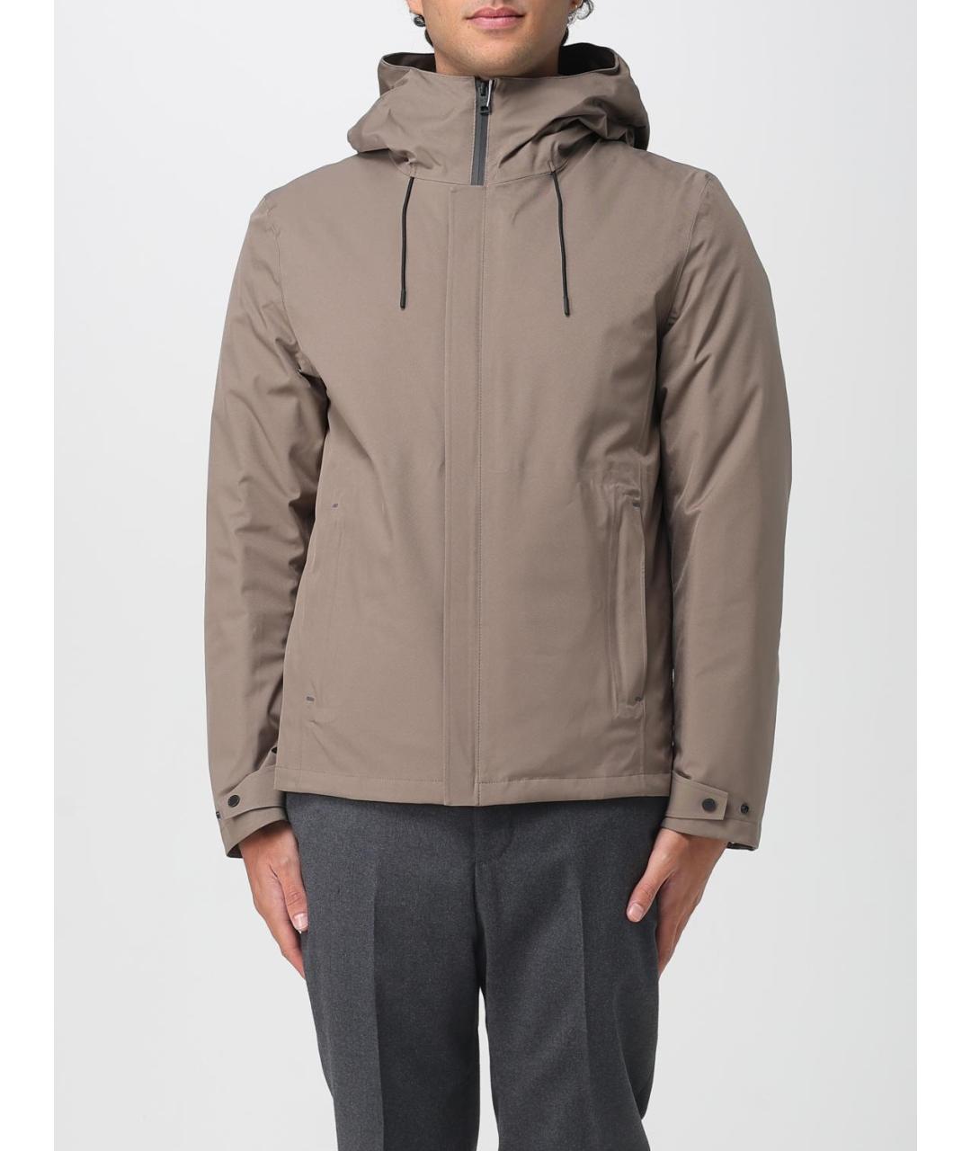 WOOLRICH Бежевая полиамидовая куртка, фото 2