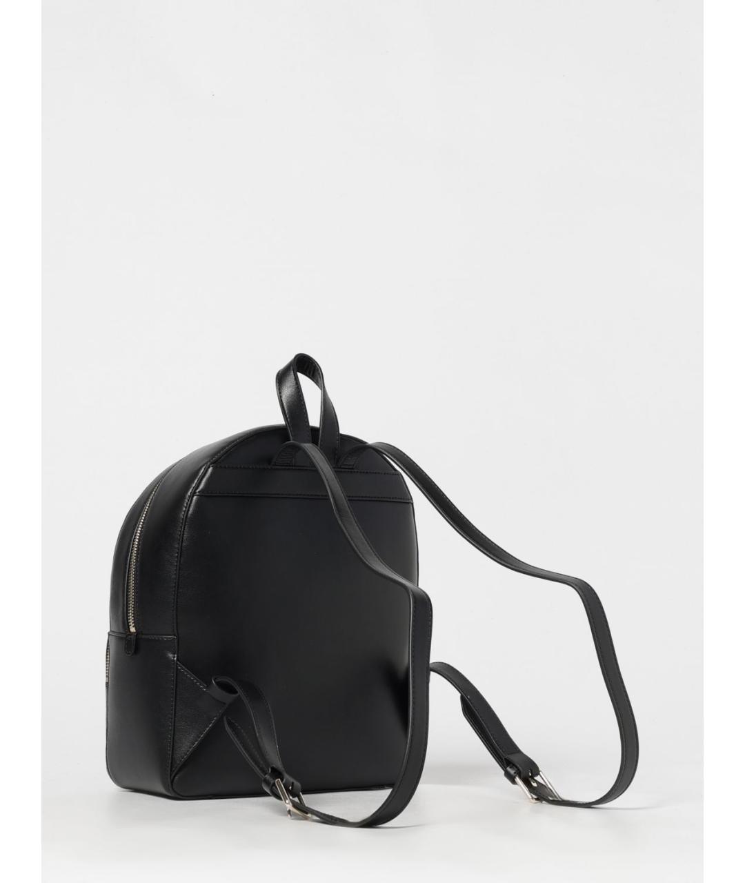 HUGO BOSS Черный рюкзак из искусственной кожи, фото 2