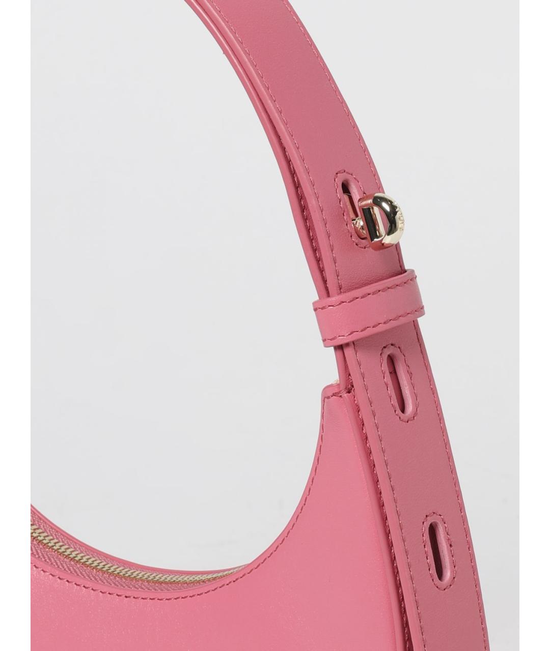 FURLA Розовая кожаная сумка через плечо, фото 3