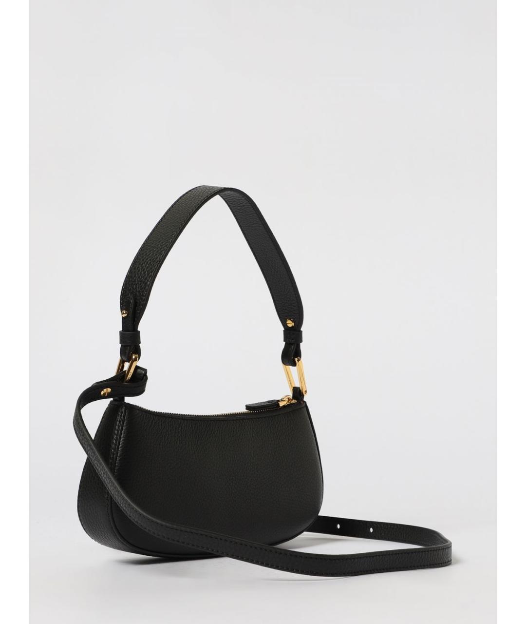 COCCINELLE Черная кожаная сумка через плечо, фото 2