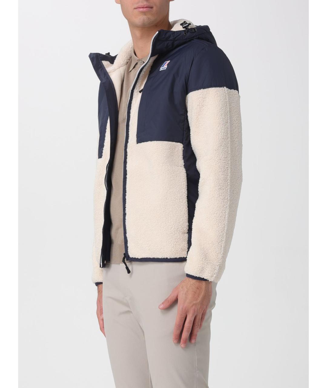 K-WAY Синяя полиэстеровая куртка, фото 3