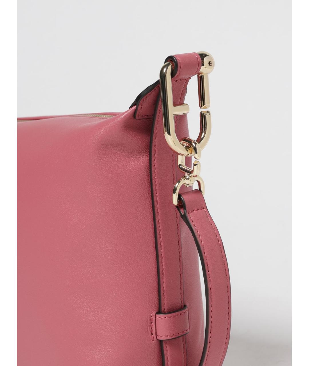 FURLA Розовая кожаная сумка через плечо, фото 3