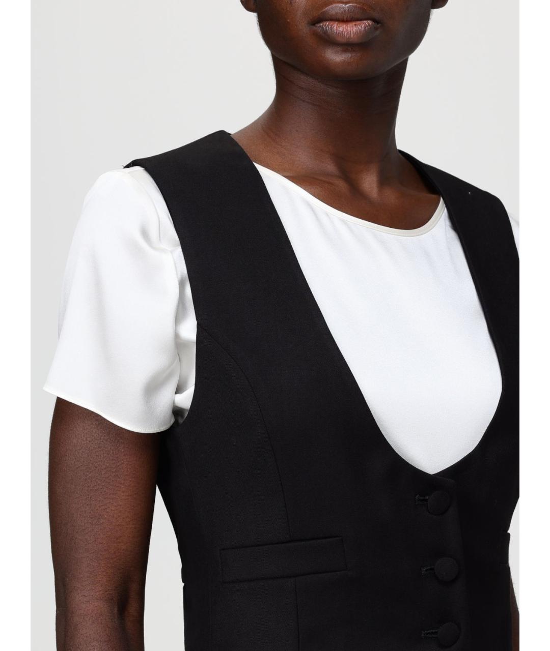 MAR DE MARGARITAS Черный жилет, фото 3