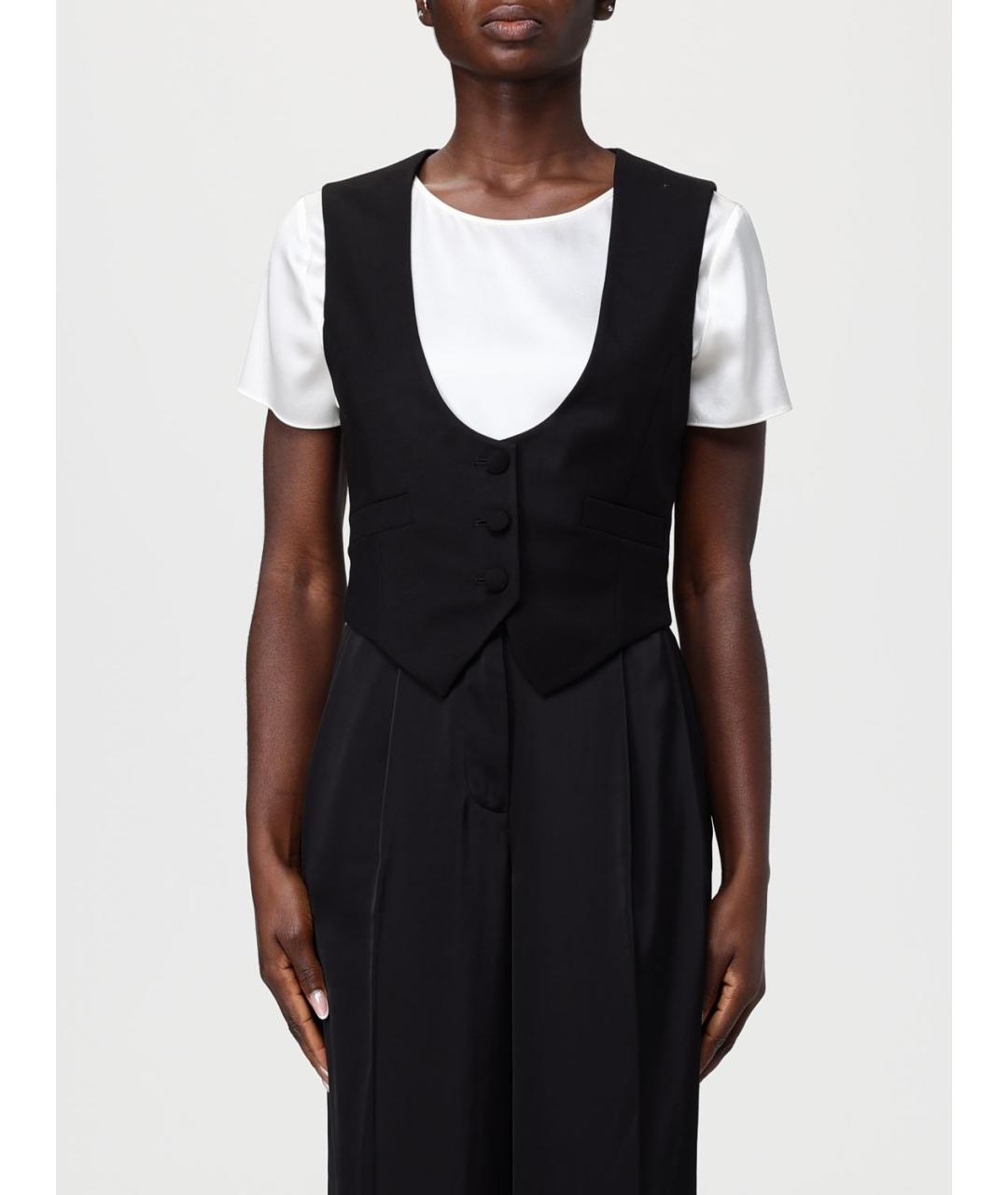 MAR DE MARGARITAS Черный жилет, фото 4