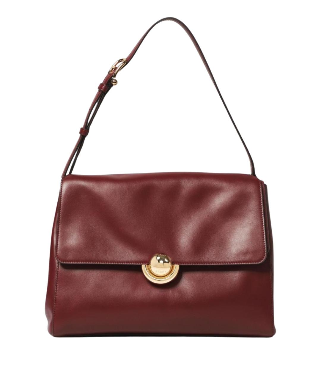 FURLA Красная кожаная сумка через плечо, фото 1