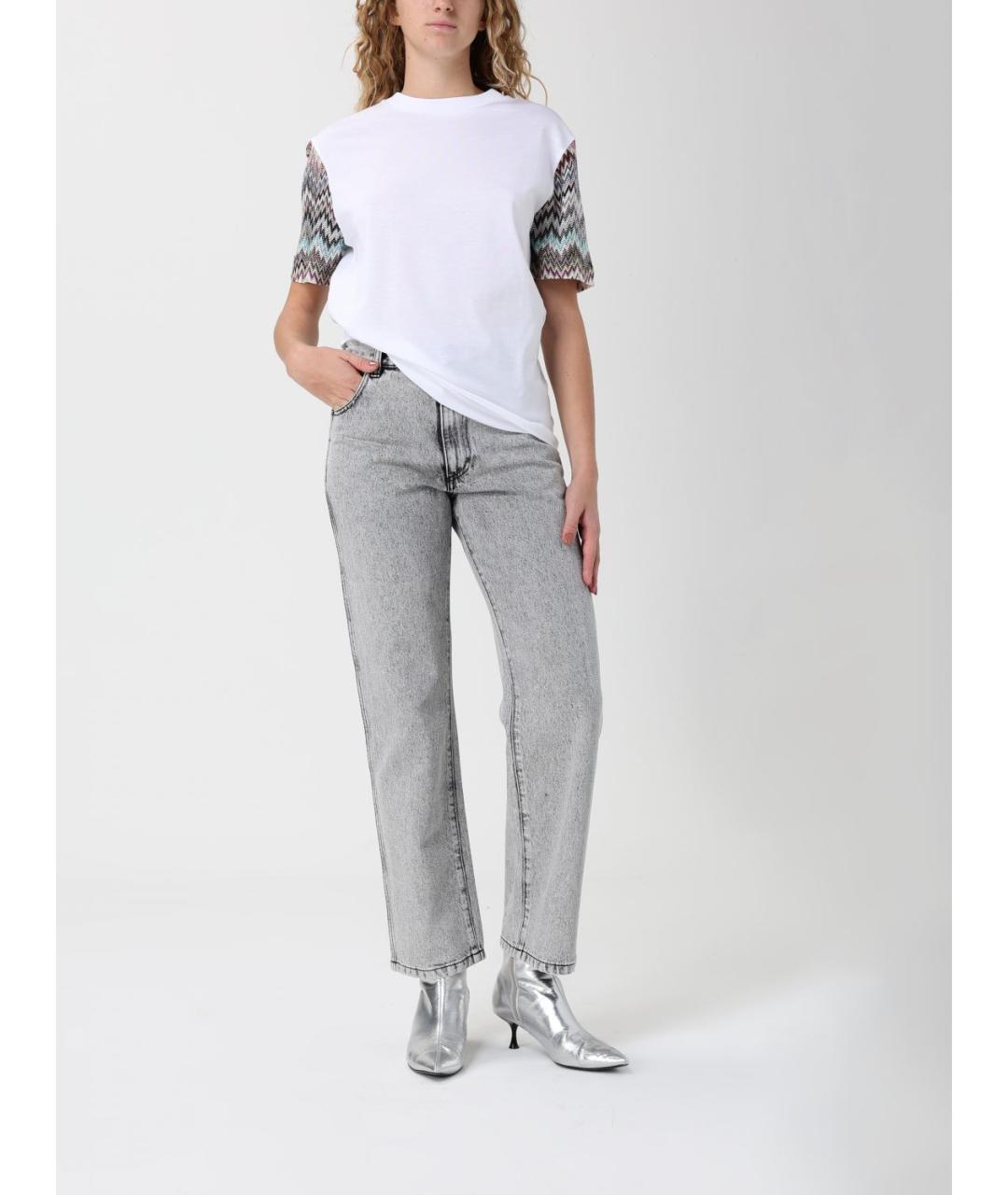 MISSONI Белая хлопковая футболка, фото 2