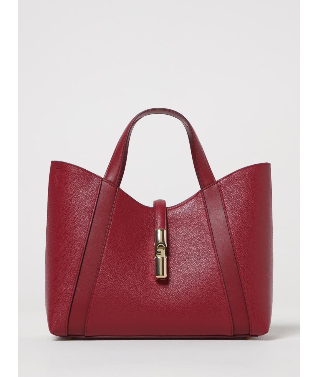 FURLA Красная кожаная сумка тоут, фото 4