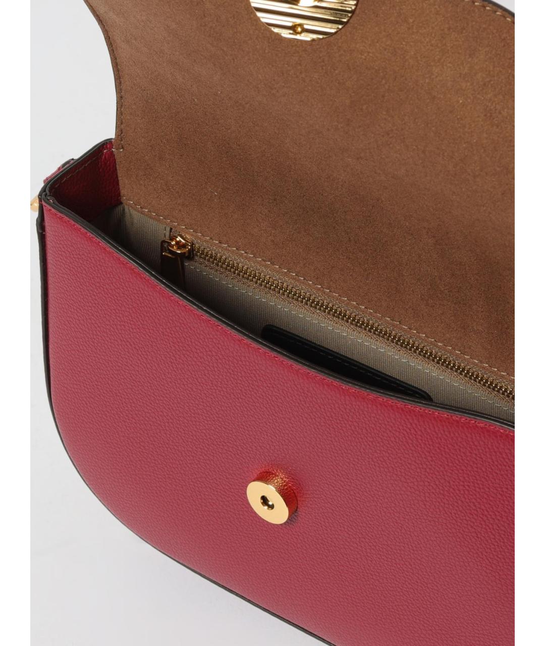 FURLA Красная кожаная сумка через плечо, фото 3