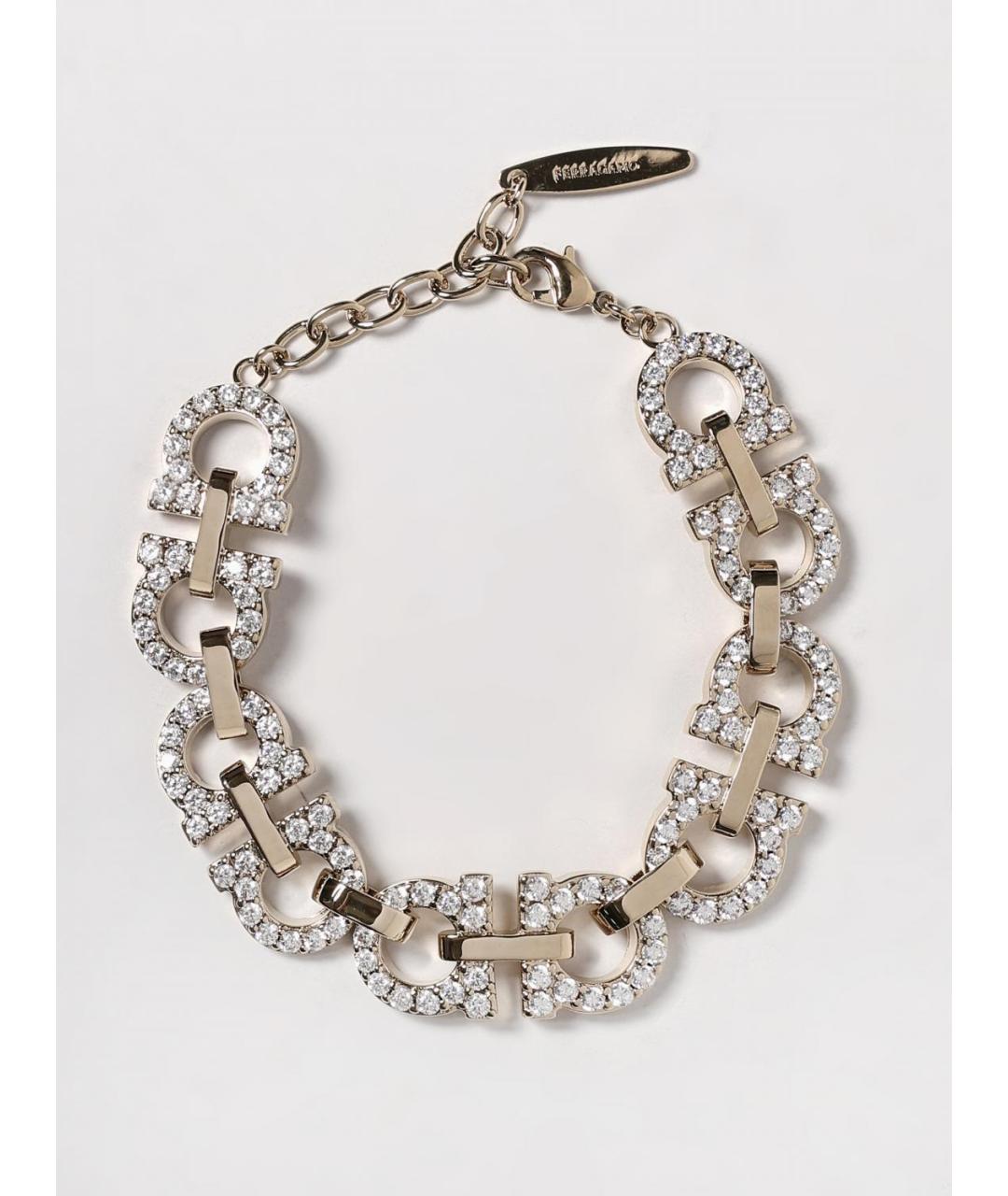 FERRAGAMO Золотой металлический браслет, фото 3