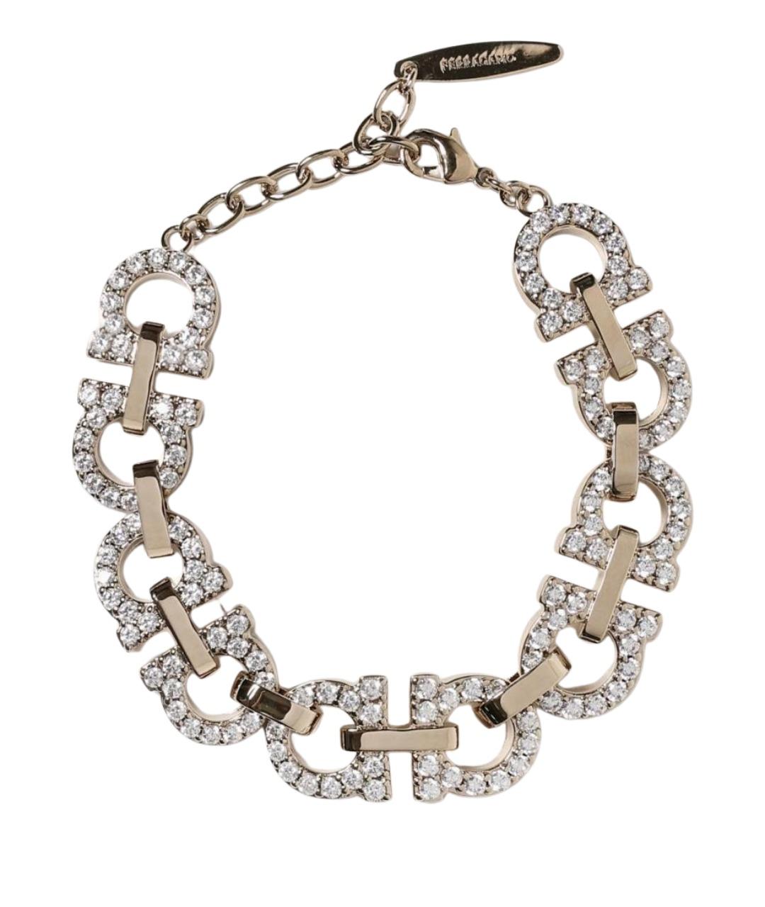 FERRAGAMO Золотой металлический браслет, фото 1