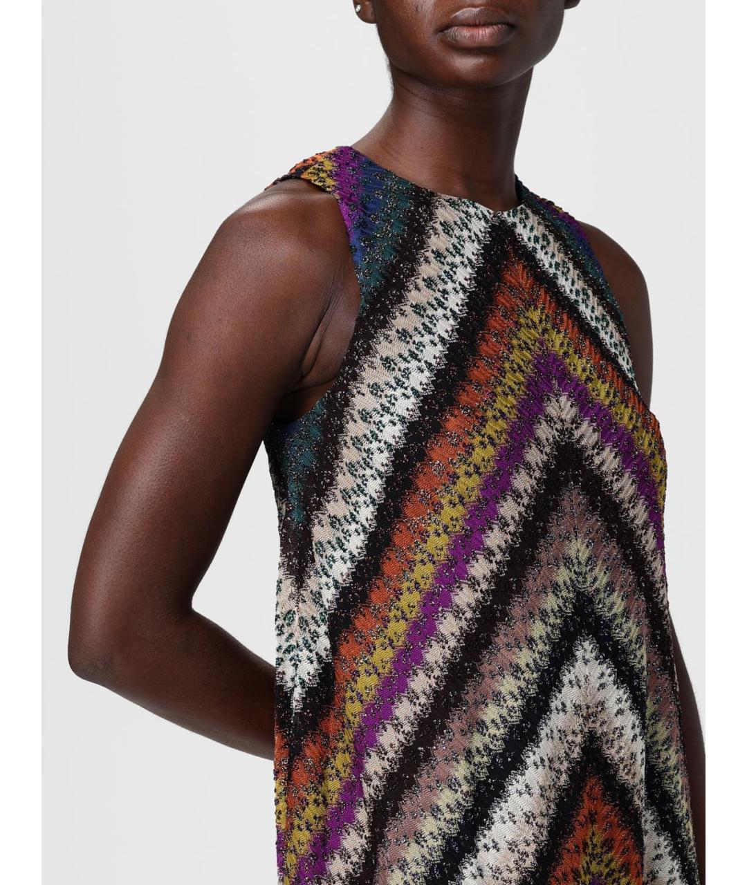 MISSONI Мульти вискозное платье, фото 4