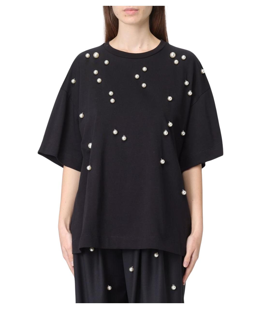 MEIMEIJ Черная хлопковая футболка, фото 1