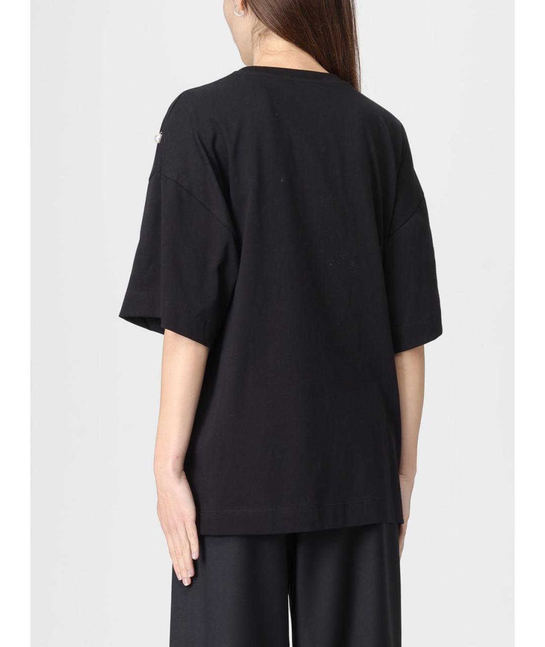 MEIMEIJ Черная хлопковая футболка, фото 3