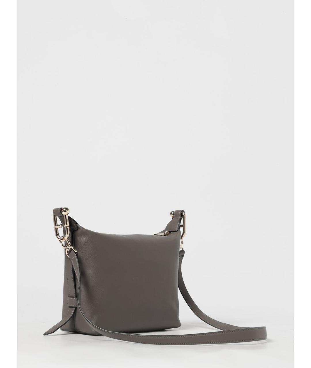 FURLA Серая кожаная сумка через плечо, фото 2