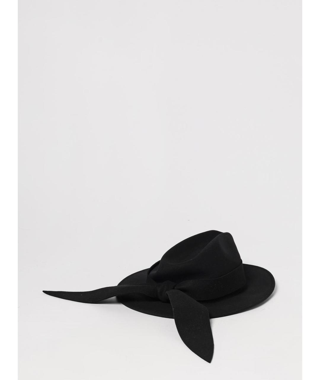 EMPORIO ARMANI Черная шерстяная шляпа, фото 2