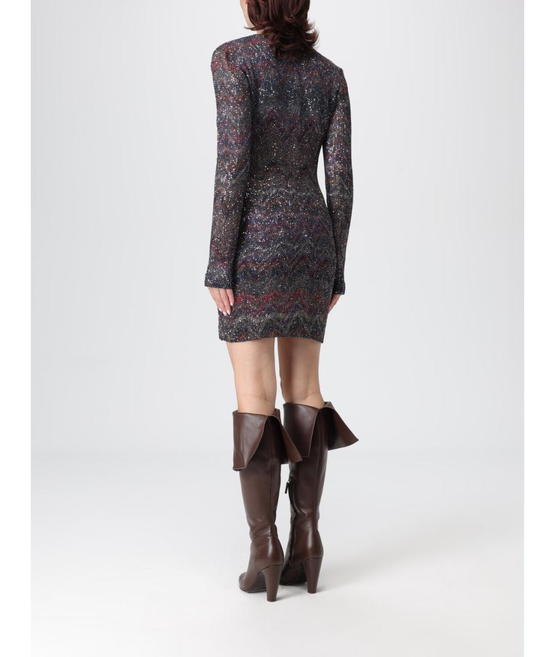 MISSONI Серое вискозное платье, фото 2