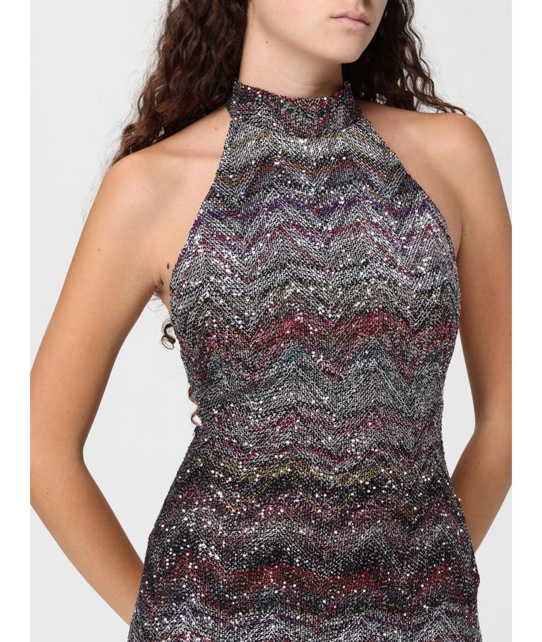 MISSONI Мульти вискозное платье, фото 5