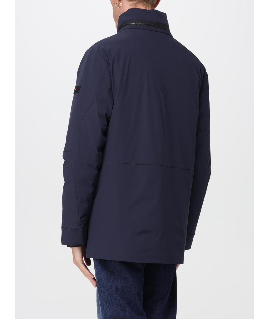 PEUTEREY Синяя полиэстеровая куртка, фото 2