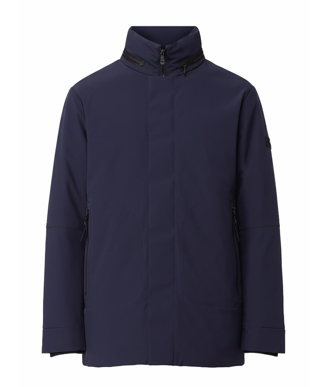 PEUTEREY Синяя полиэстеровая куртка, фото 1