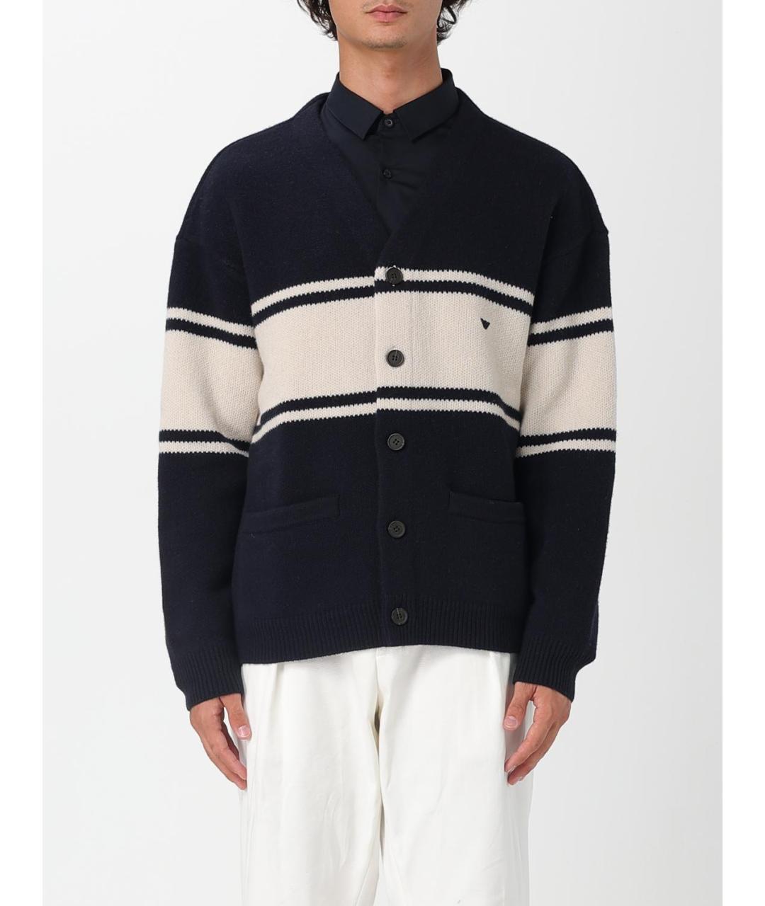 EMPORIO ARMANI Мульти шерстяной кардиган, фото 2