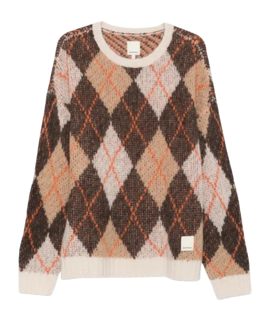 EMPORIO ARMANI Мульти полиамидовый джемпер / свитер, фото 1