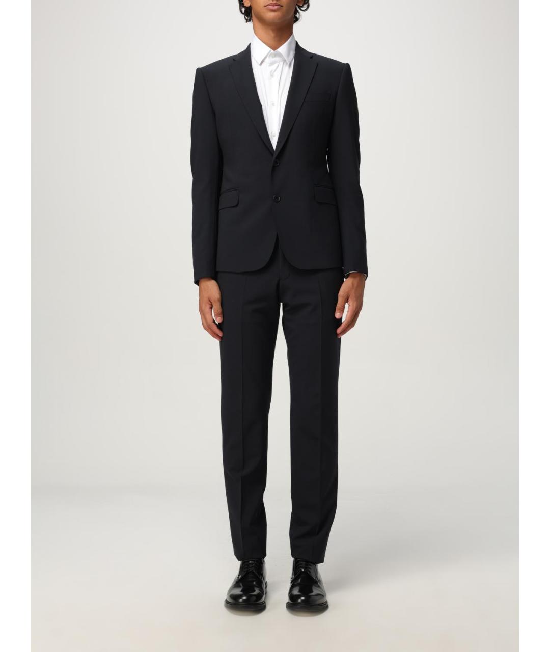 EMPORIO ARMANI Темно-синий классический костюм, фото 7